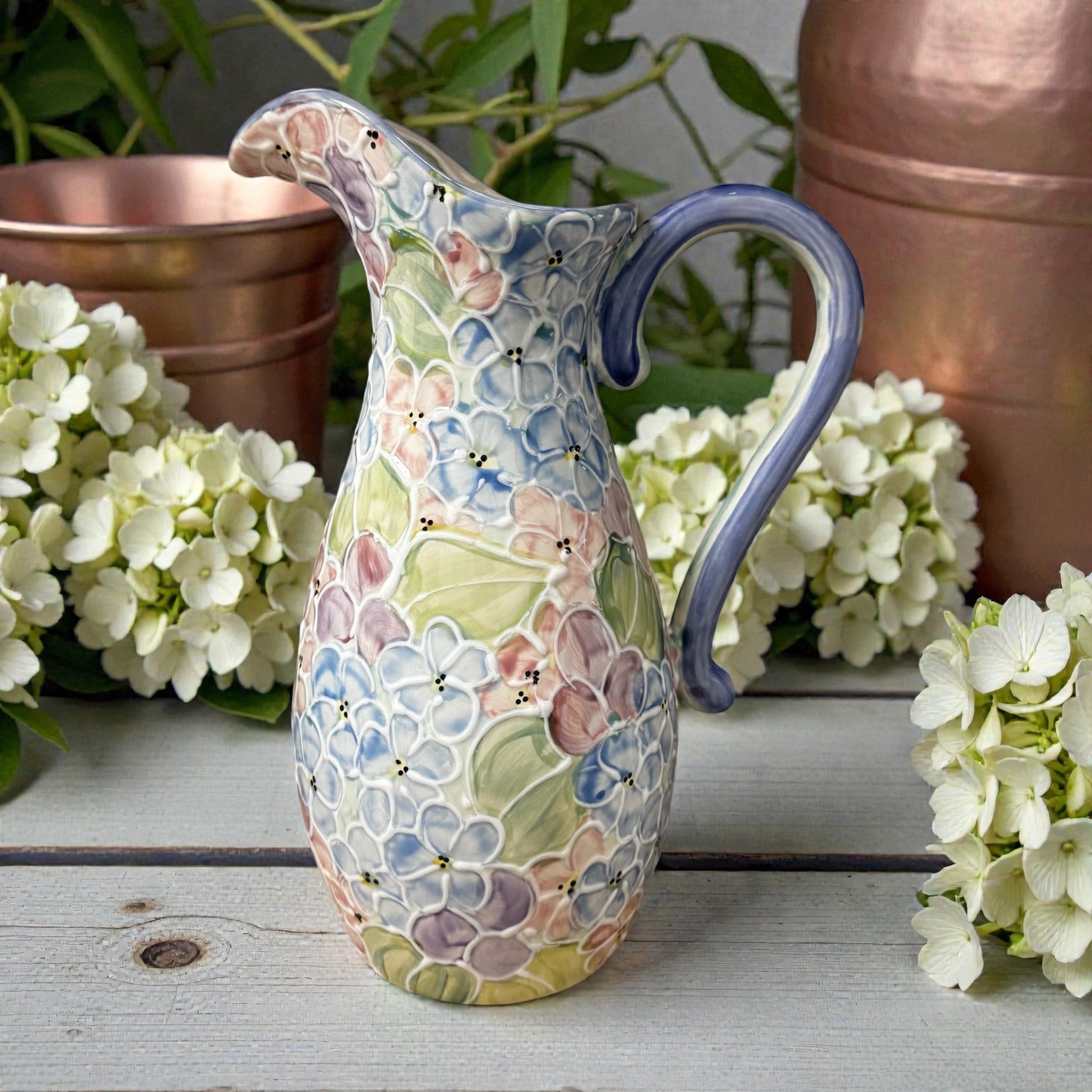 Cherry Blossom Ceramic Pattern | Handpainted Designs | Ladybird