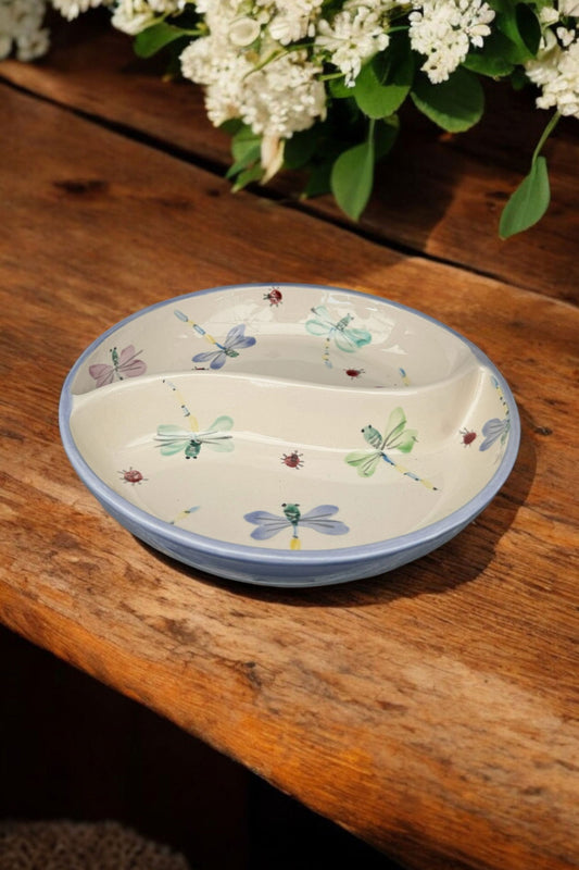 Divided Dish - LadybirdCeramics