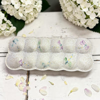Dragonfly handpainted egg tray ceramic - made in Canada- Ladybird Ceramics 