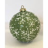 Holiday Large Round Ornament - LadybirdCeramics