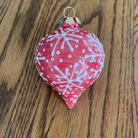 Holiday Oblong Ornament - LadybirdCeramics