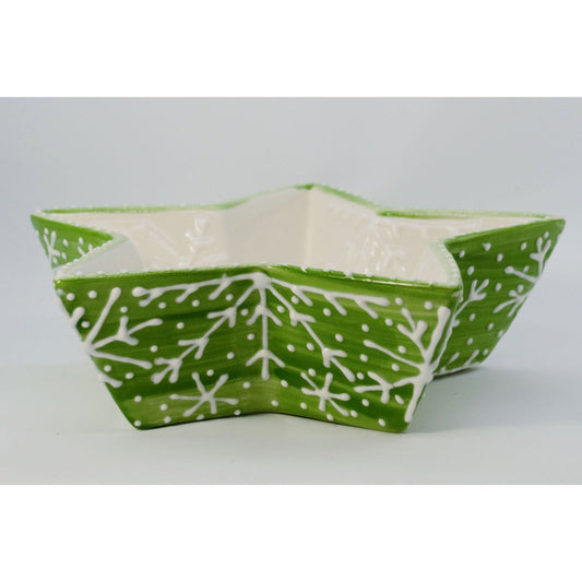 Holiday Star Bowl - LadybirdCeramics