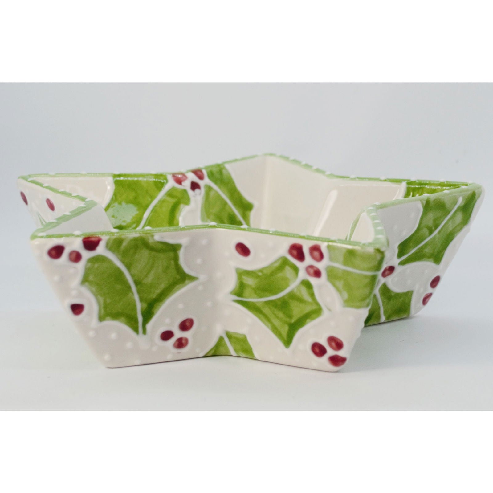 Holiday Star Bowl - LadybirdCeramics