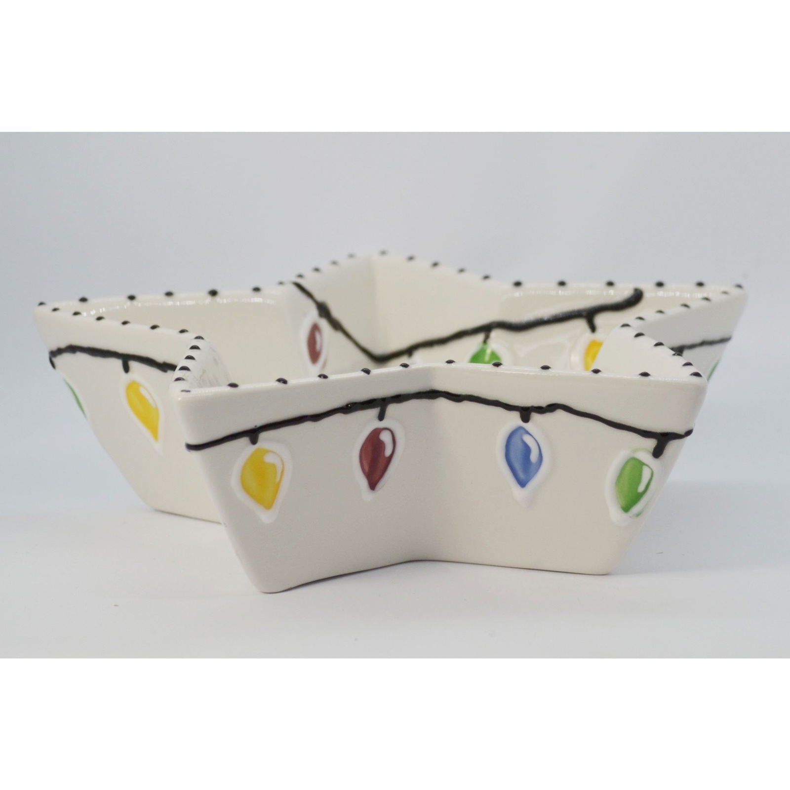 Holiday Star Bowl - LadybirdCeramics