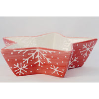 Holiday Star Bowl - LadybirdCeramics