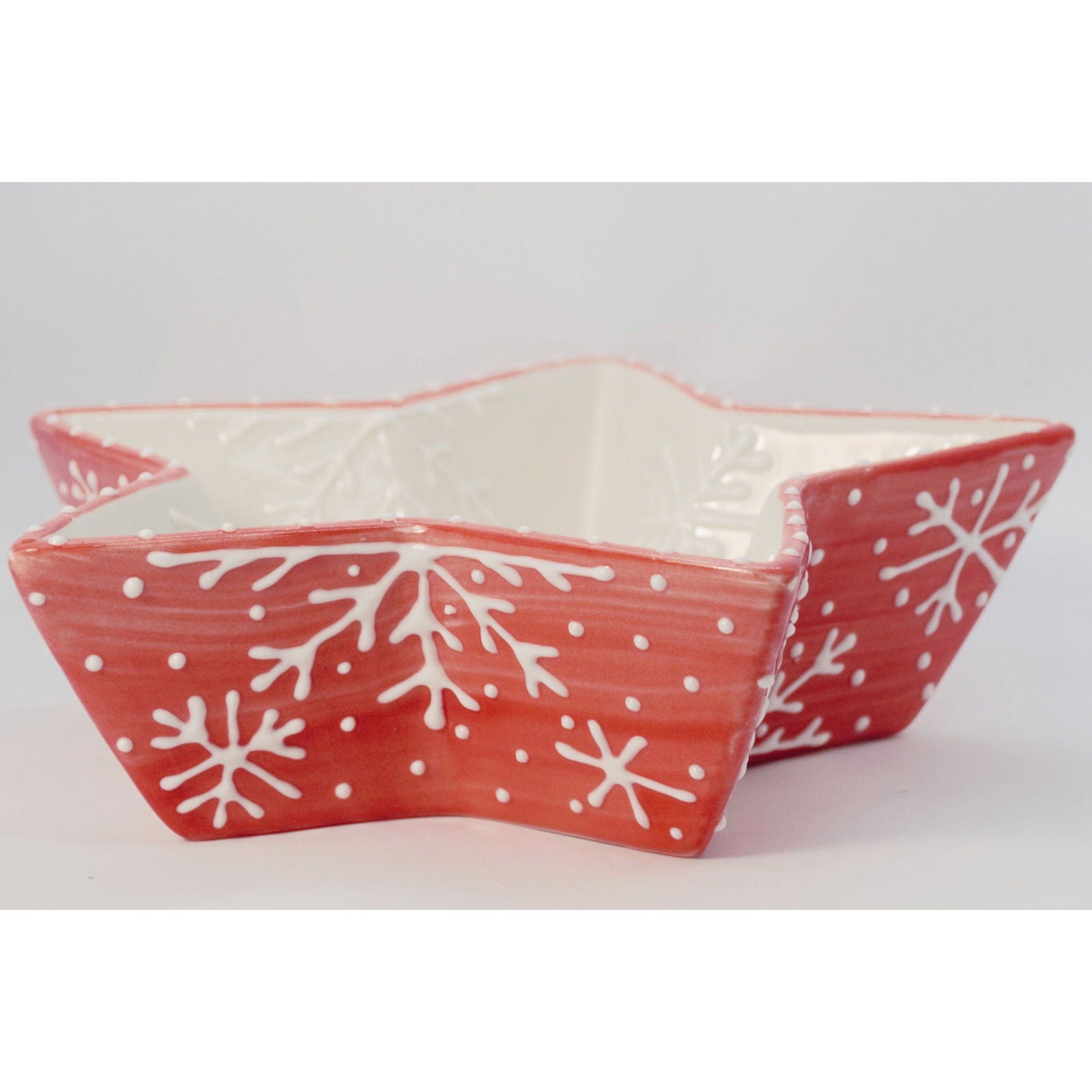 Holiday Star Bowl - LadybirdCeramics