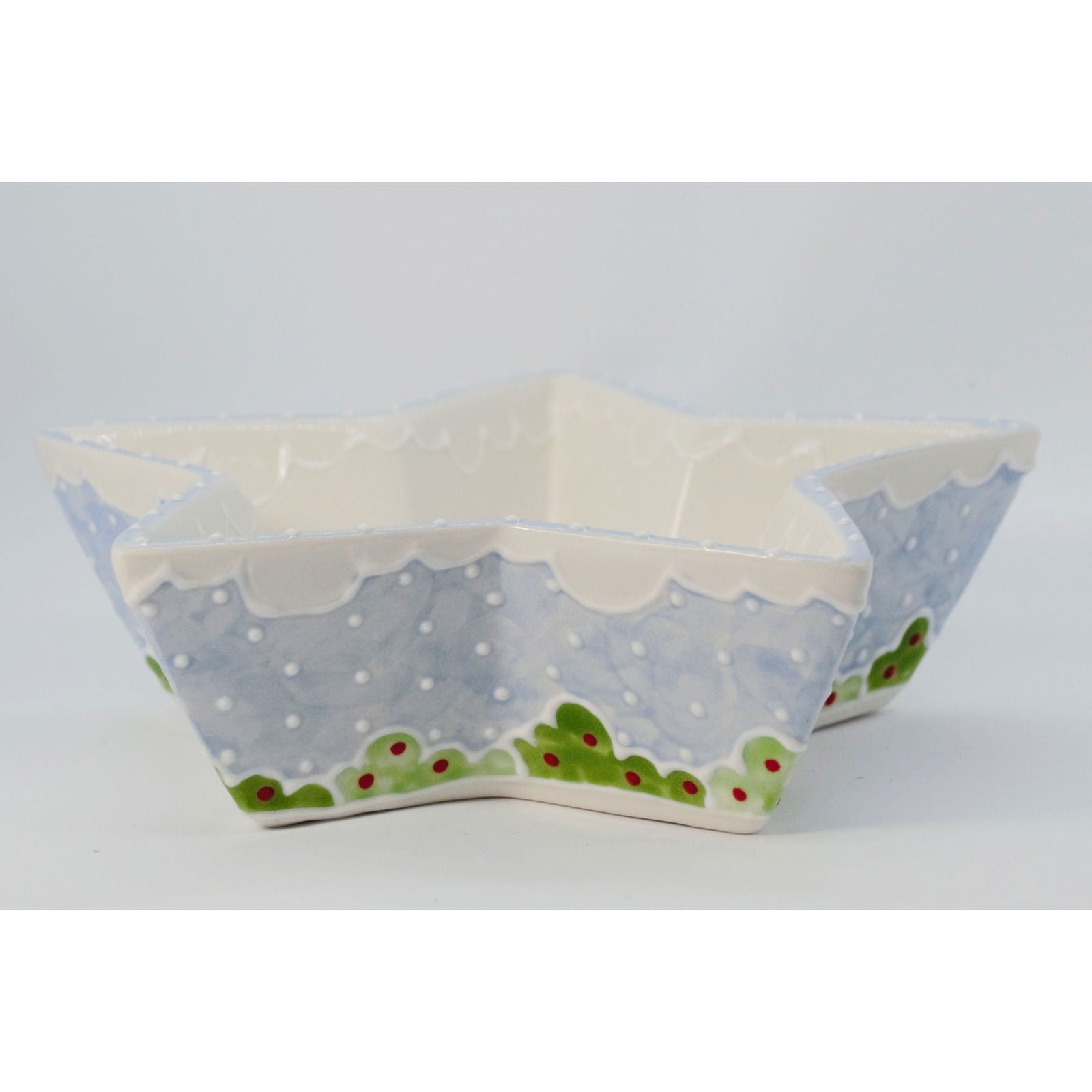 Holiday Star Bowl - LadybirdCeramics