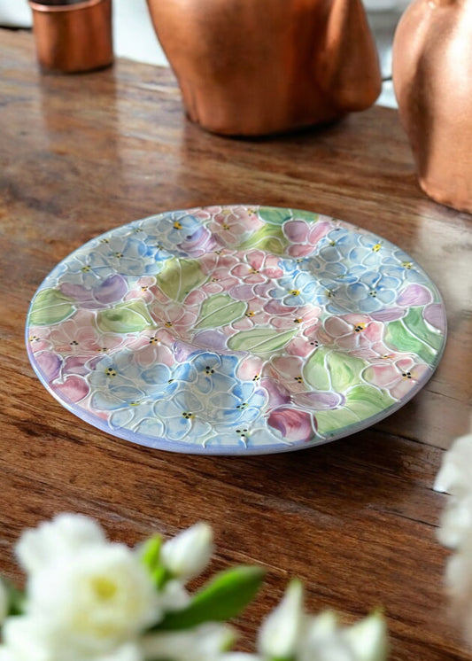 Hydrangea Egg Plate 