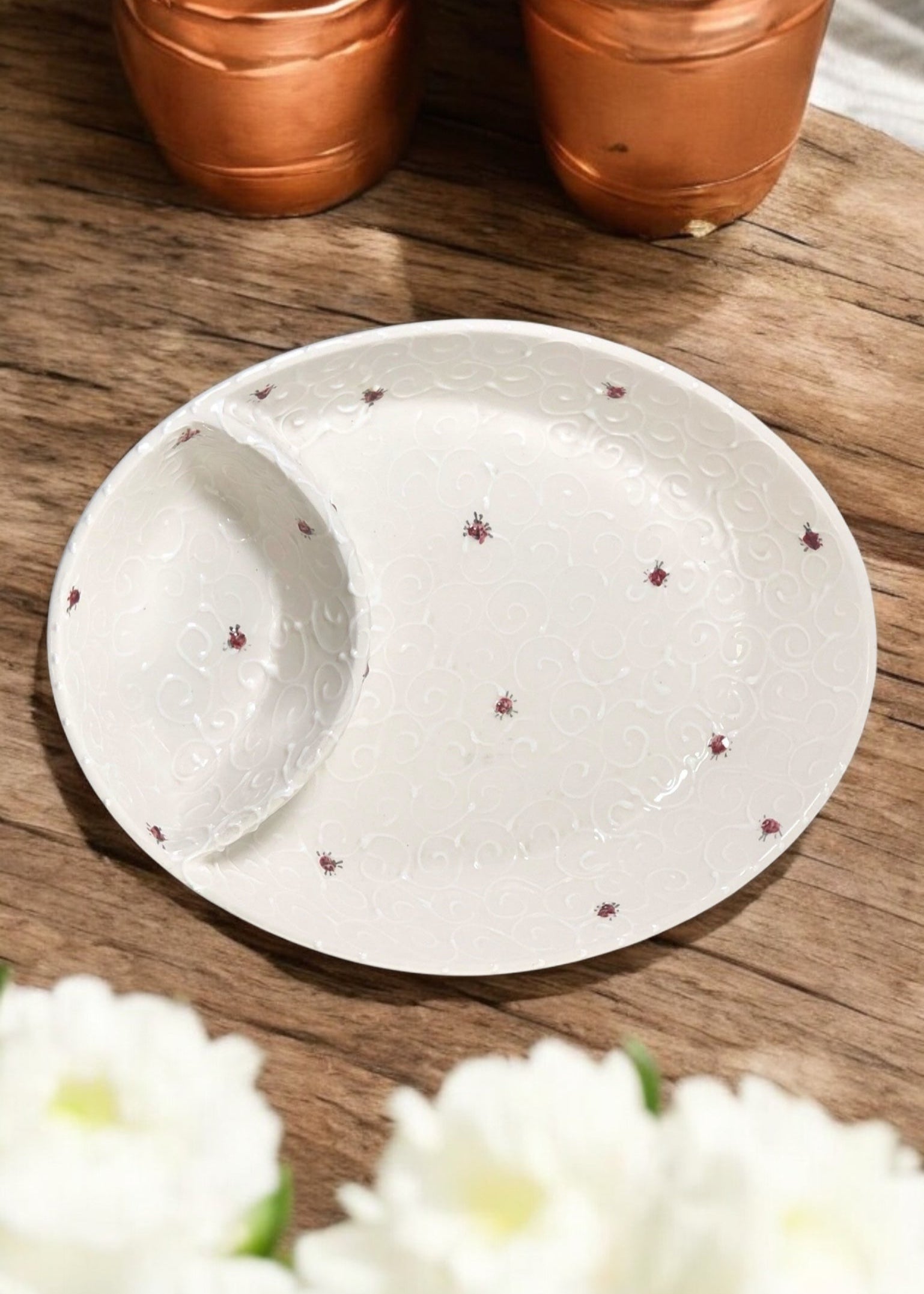 Ladybug Chip and Dish Bowl