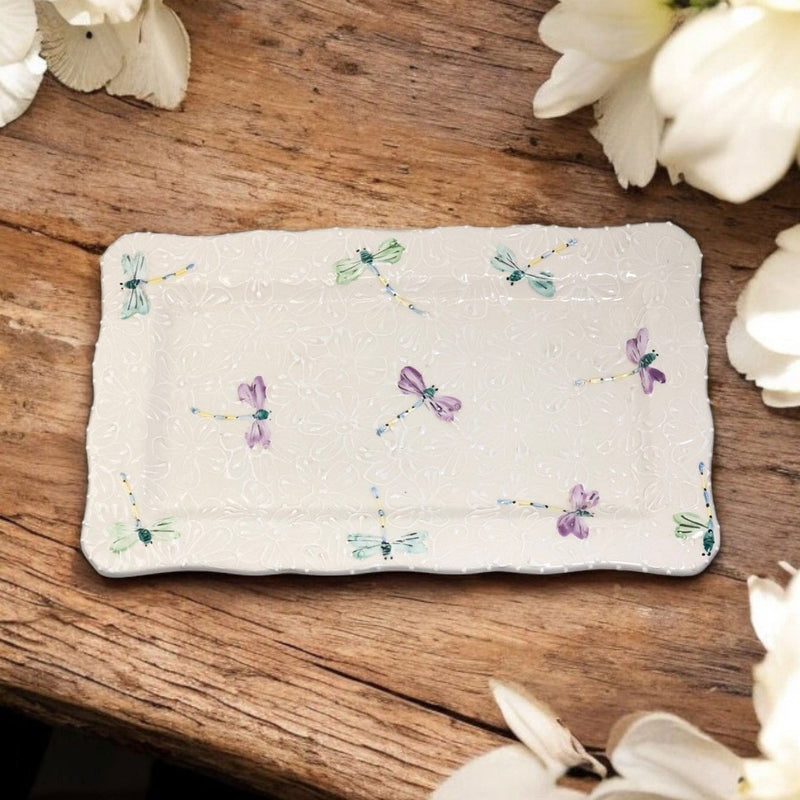 Large Rectangle Serving Dish - LadybirdCeramics