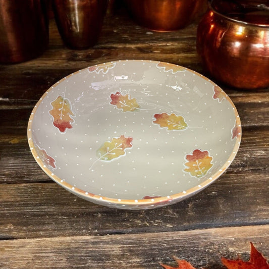 Autumn Leaves Serving Bowl: Limited Edition