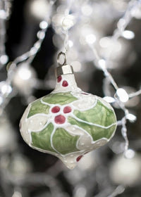 Holiday Curvy Retro Ornament