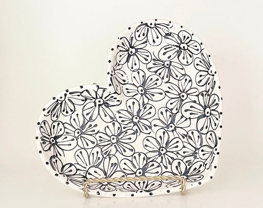 Medium Heart - LadybirdCeramics