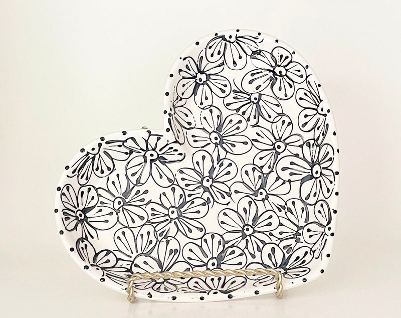 Medium Heart - LadybirdCeramics