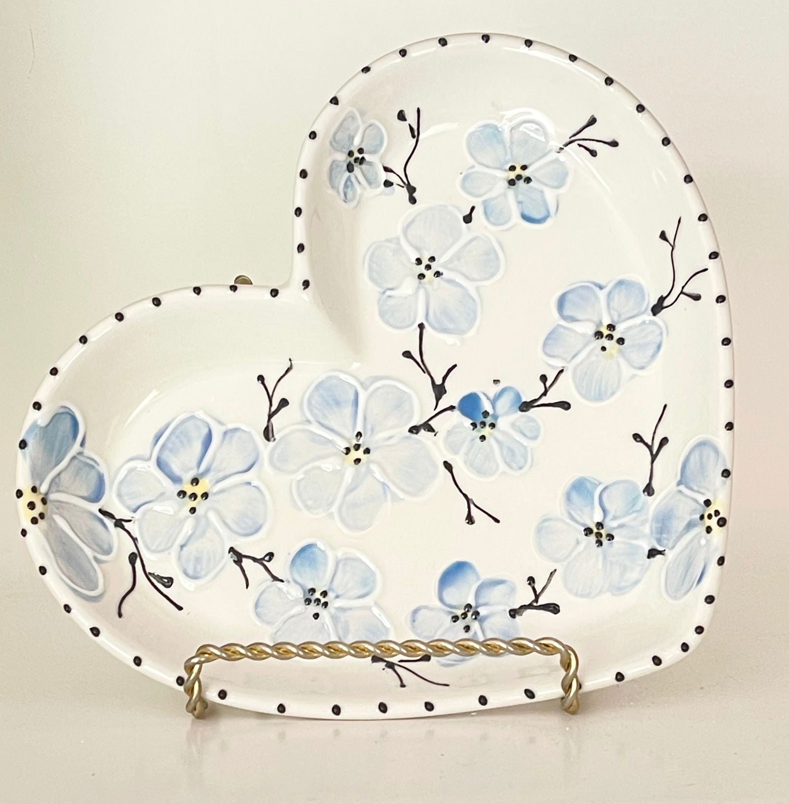 Medium Heart - LadybirdCeramics