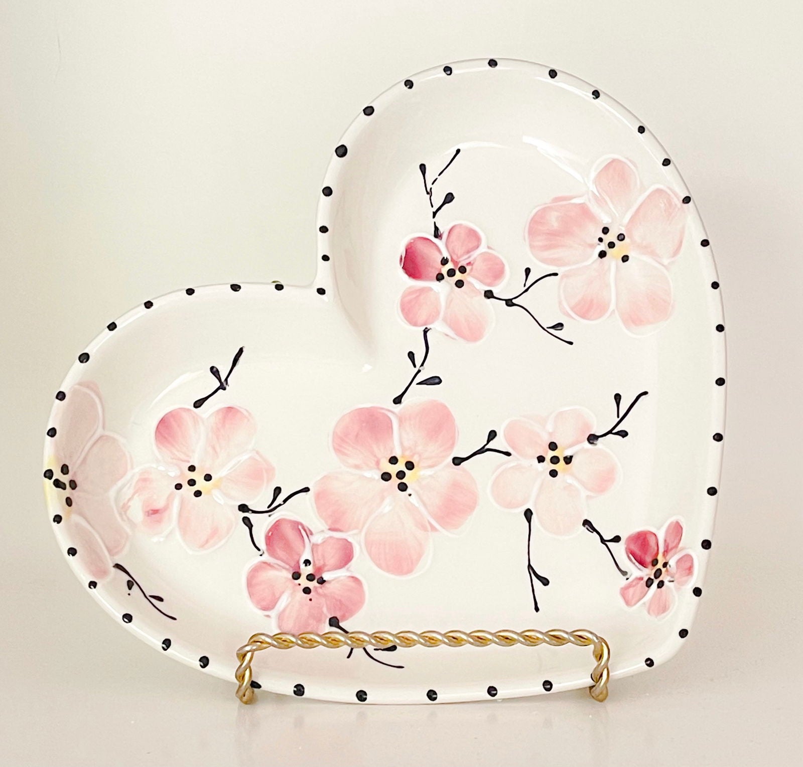 Medium Heart - LadybirdCeramics