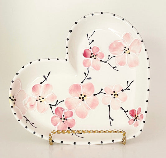 Medium Heart - LadybirdCeramics