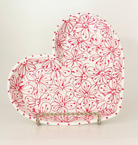 Medium Heart - LadybirdCeramics