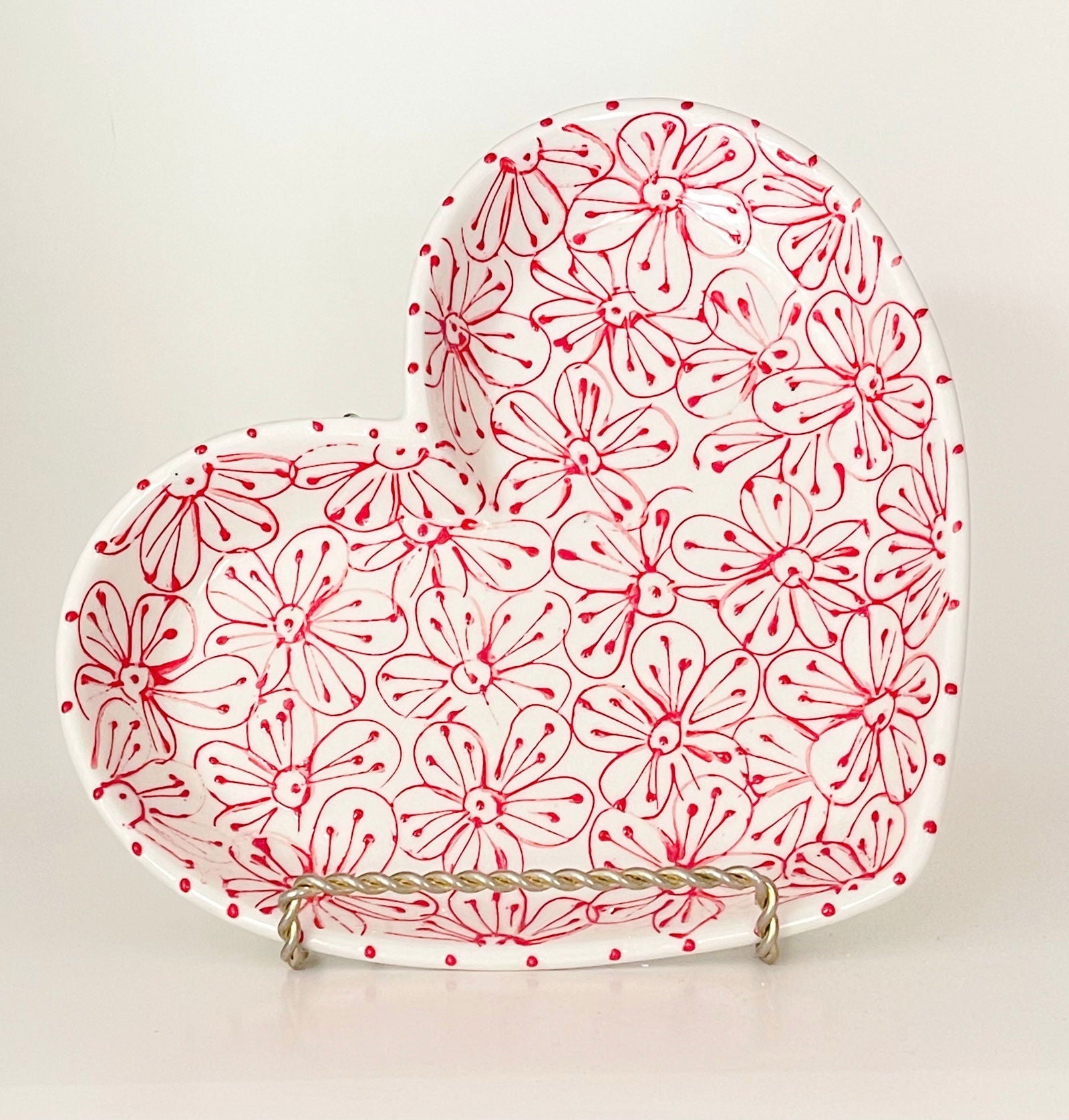 Medium Heart - LadybirdCeramics