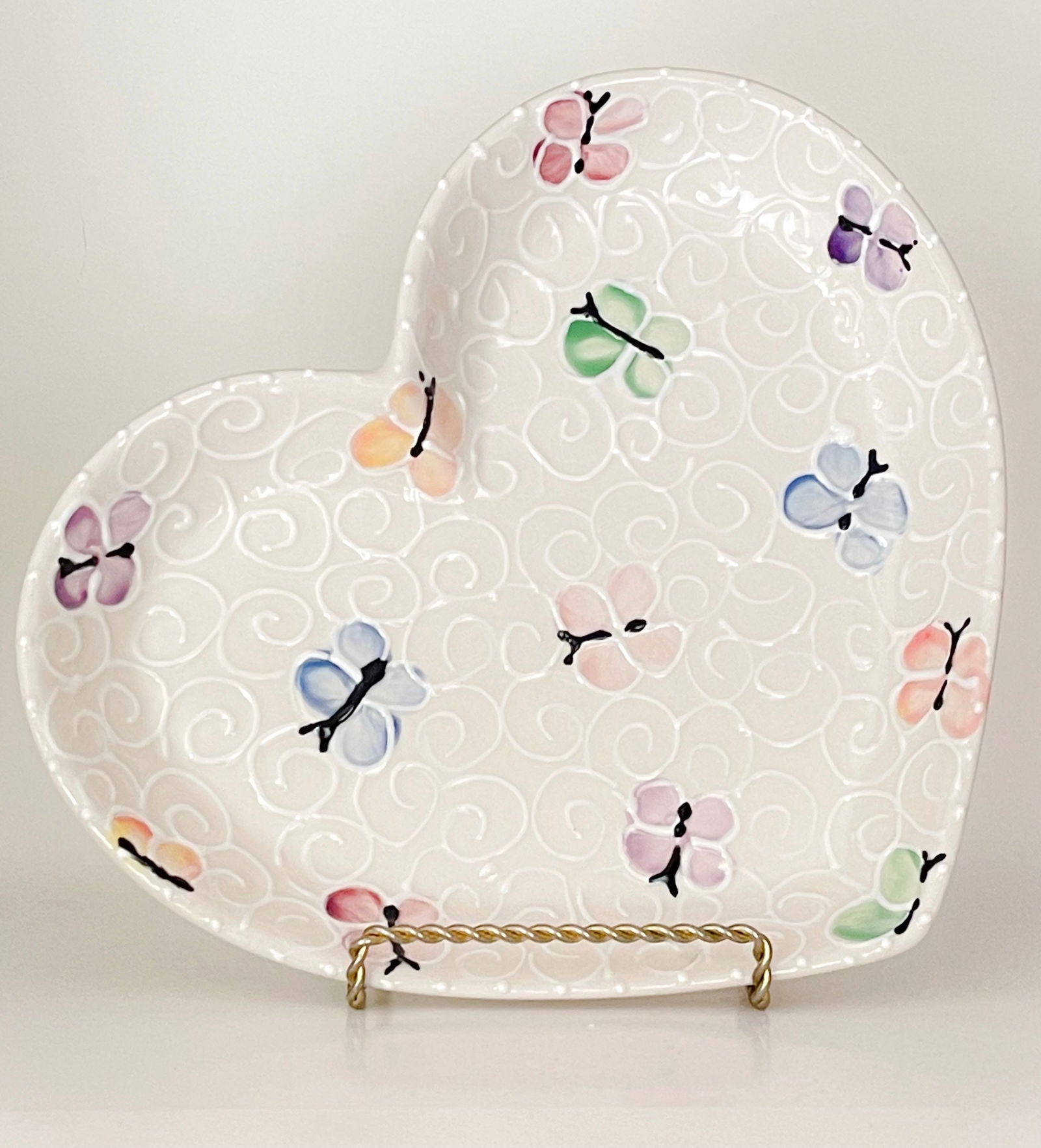 Medium Heart - LadybirdCeramics