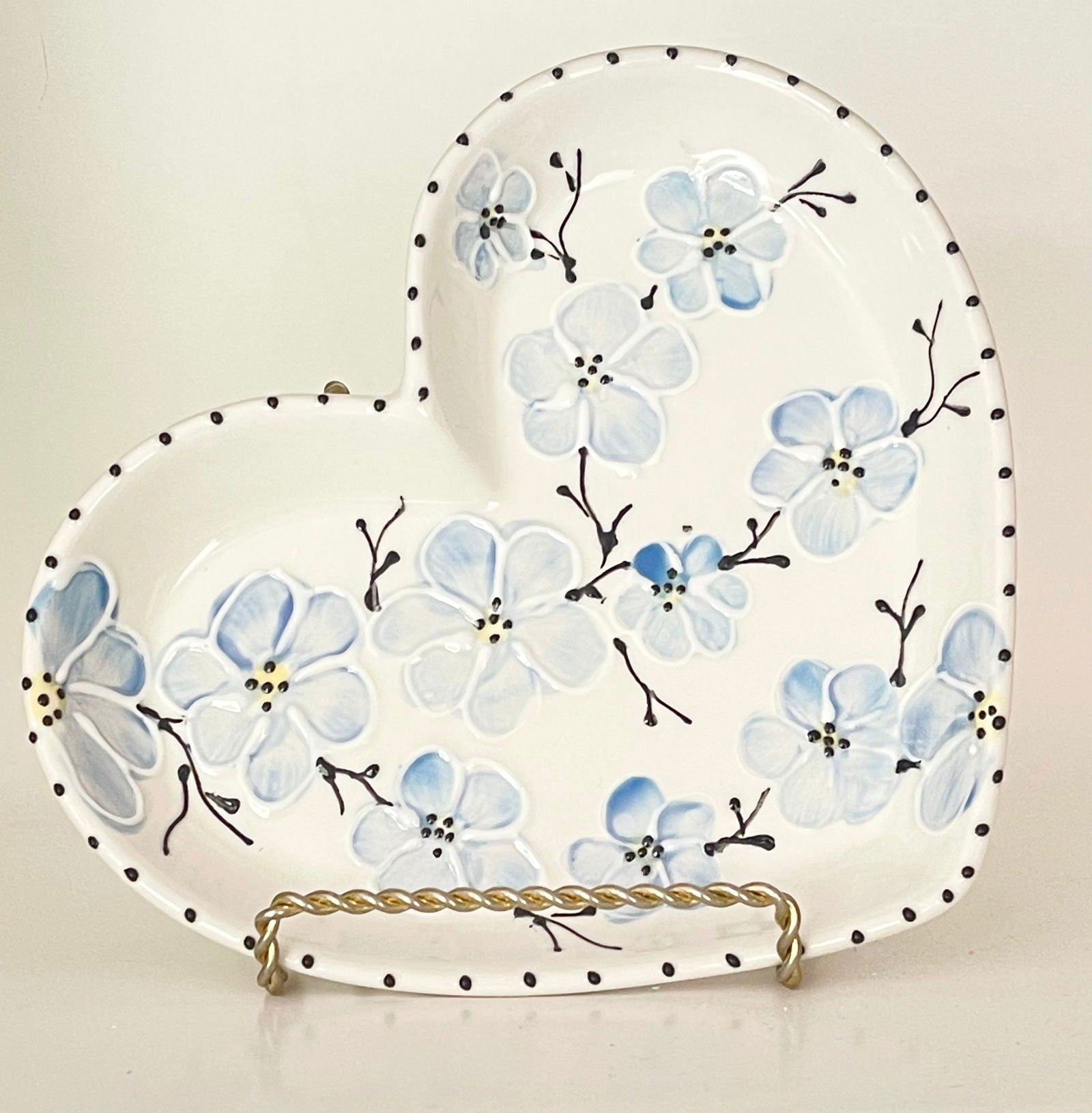 Medium Heart - LadybirdCeramics
