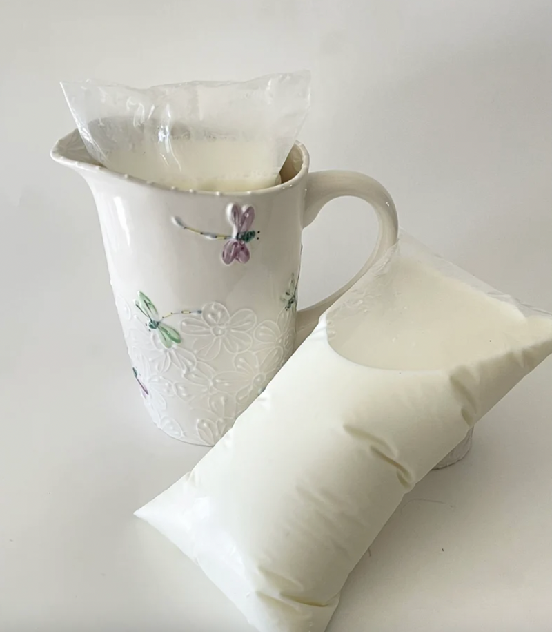 Milk Bag Pitcher - LadybirdCeramics