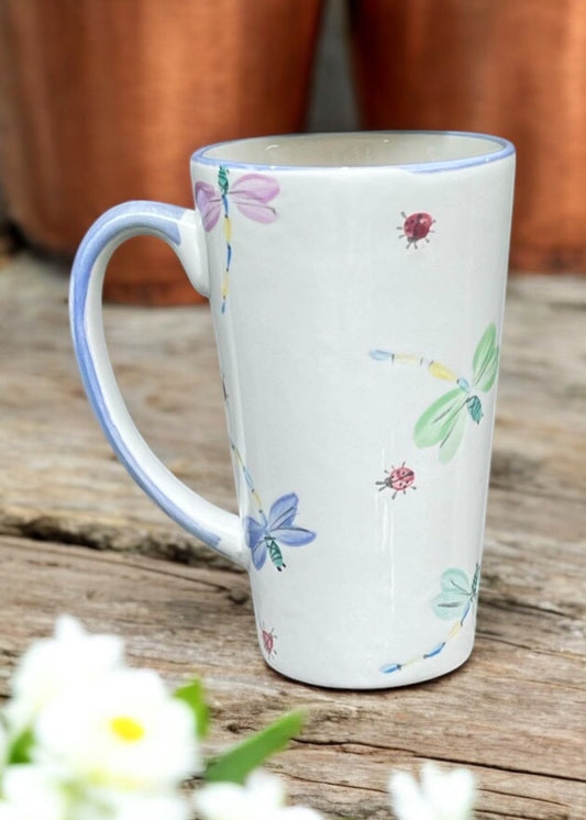 Multi Dragonfly Tall Mug