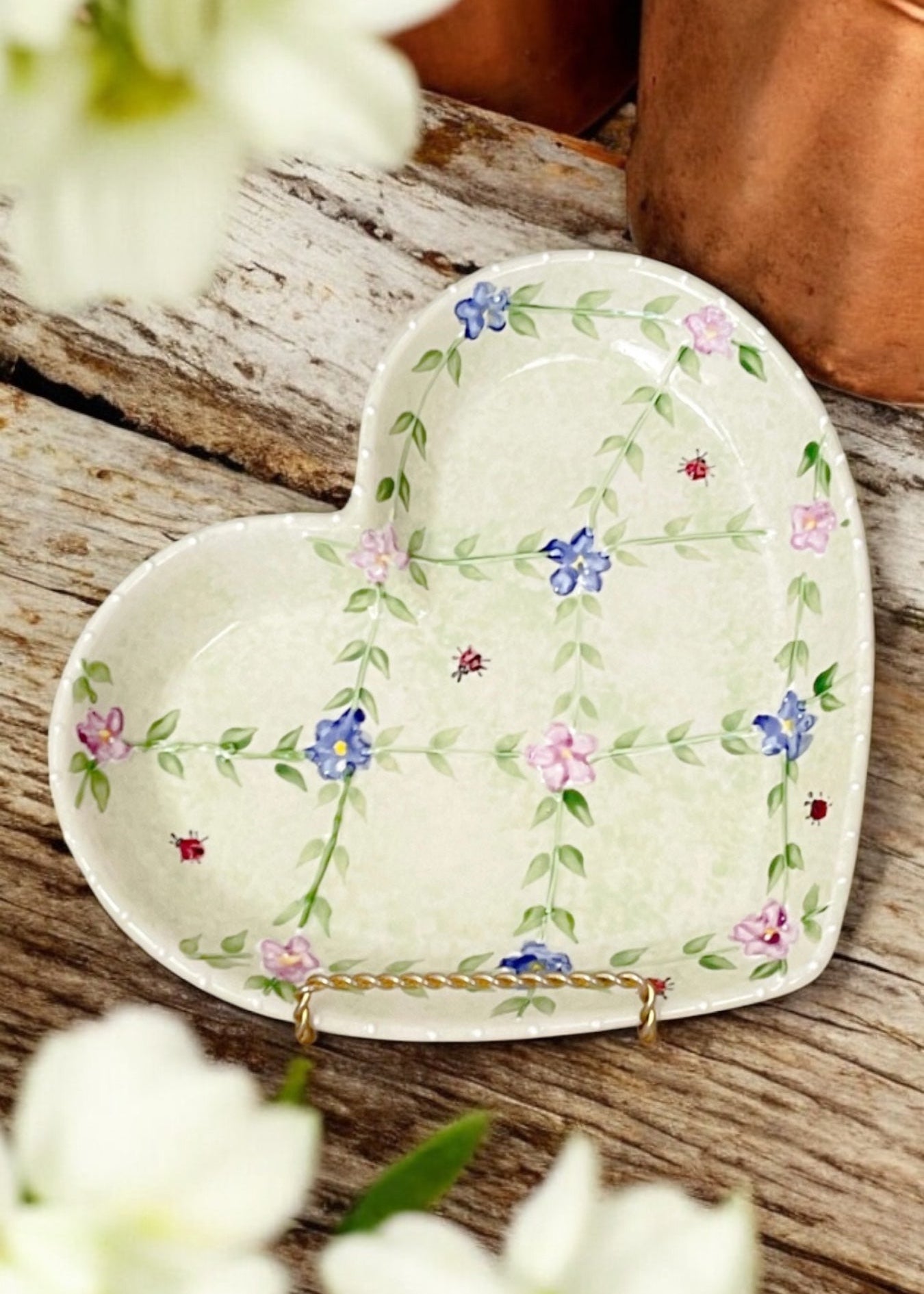 New Green Heart Plate 
