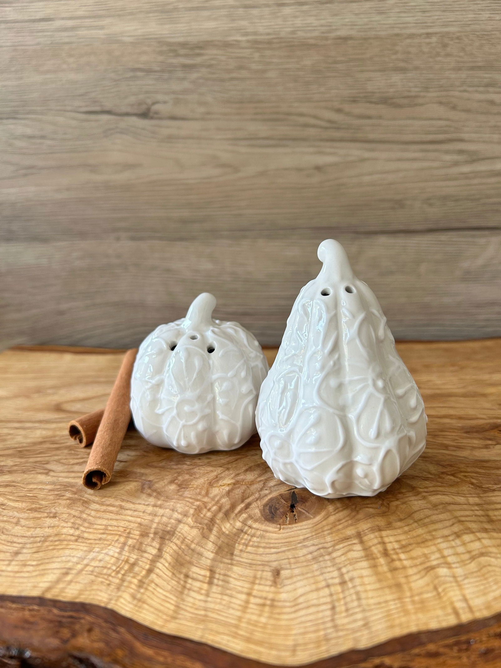 Pumpkin Salt and Pepper - LadybirdCeramics