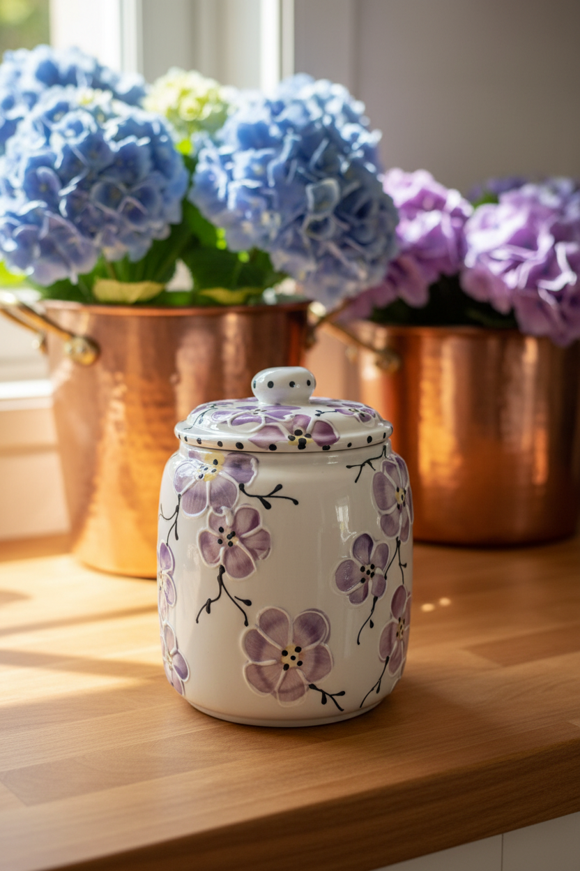 Small Ceramic Canister