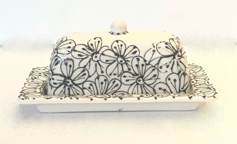 Quarter Pound Butter Dish - LadybirdCeramics