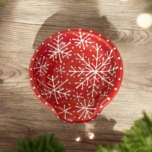 Red Spoon Rest Holiday