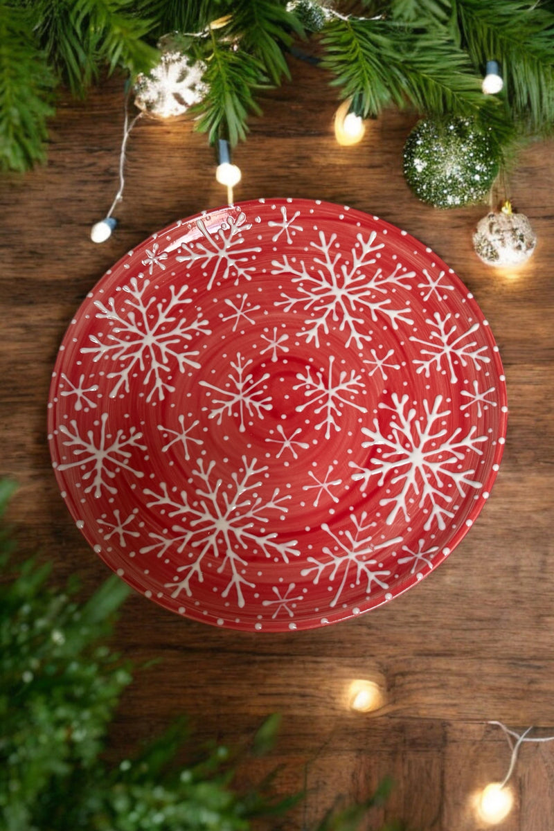 Holiday Round Cookie/Cake Plate