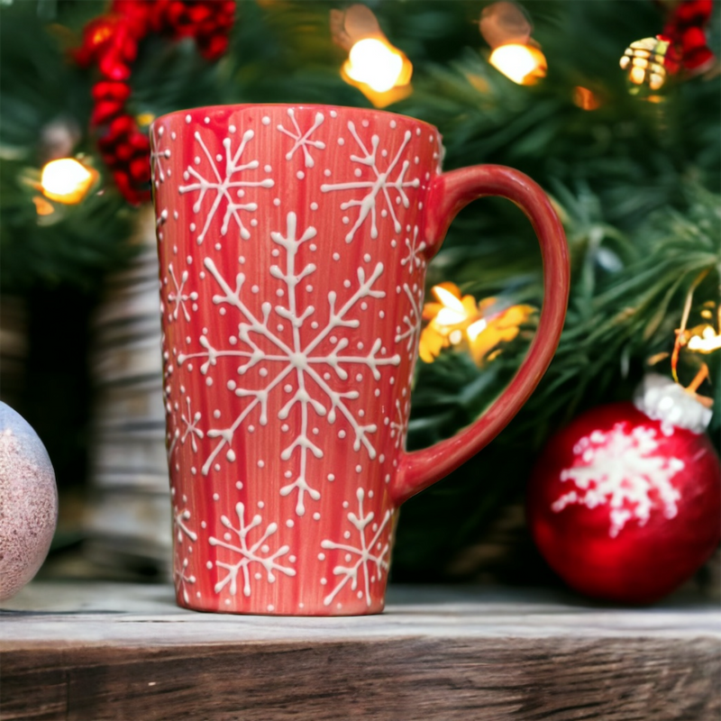 Tall Holiday Mug