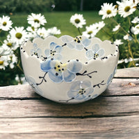 Ruffle Edge Medium Bowls - LadybirdCeramics