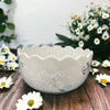 Ruffle Edge Medium Bowls - LadybirdCeramics