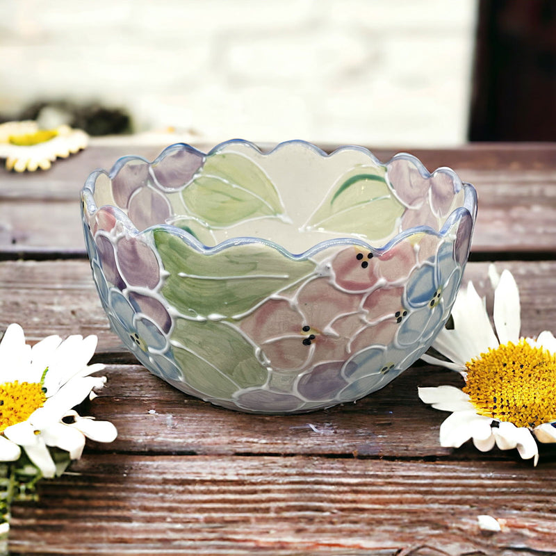 Ruffle Edge Medium Bowls - LadybirdCeramics