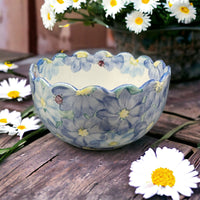 Ruffle Edge Medium Bowls - LadybirdCeramics