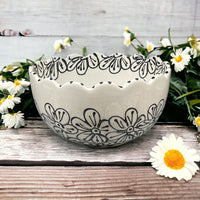 Ruffle Edge Medium Bowls - LadybirdCeramics