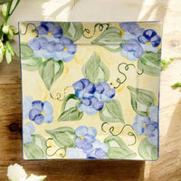 Small 7.75” Square Plate - LadybirdCeramics