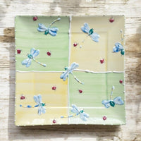 Small 7.75” Square Plate - LadybirdCeramics