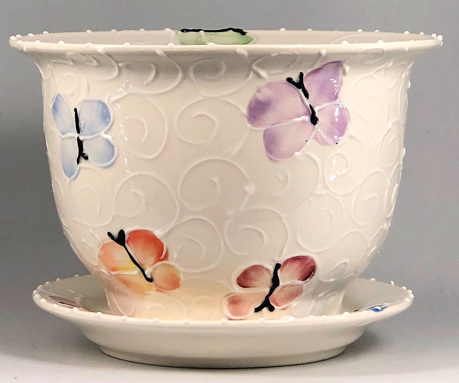 Small Flower Pot - LadybirdCeramics