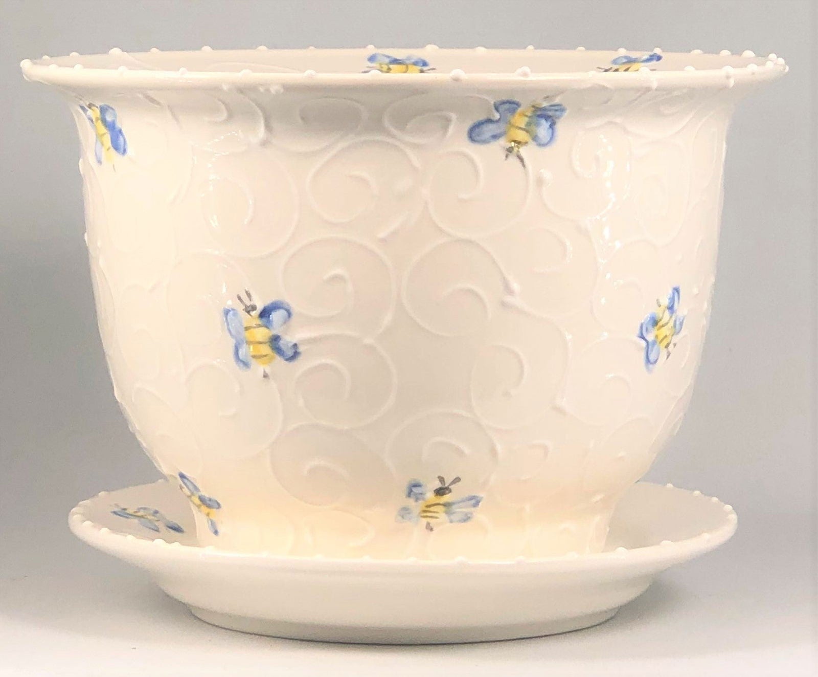 Small Flower Pot - LadybirdCeramics