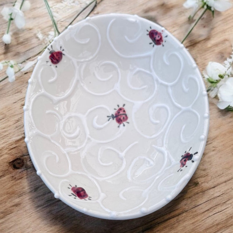 Small Oval Charcuterie bowl - LadybirdCeramics