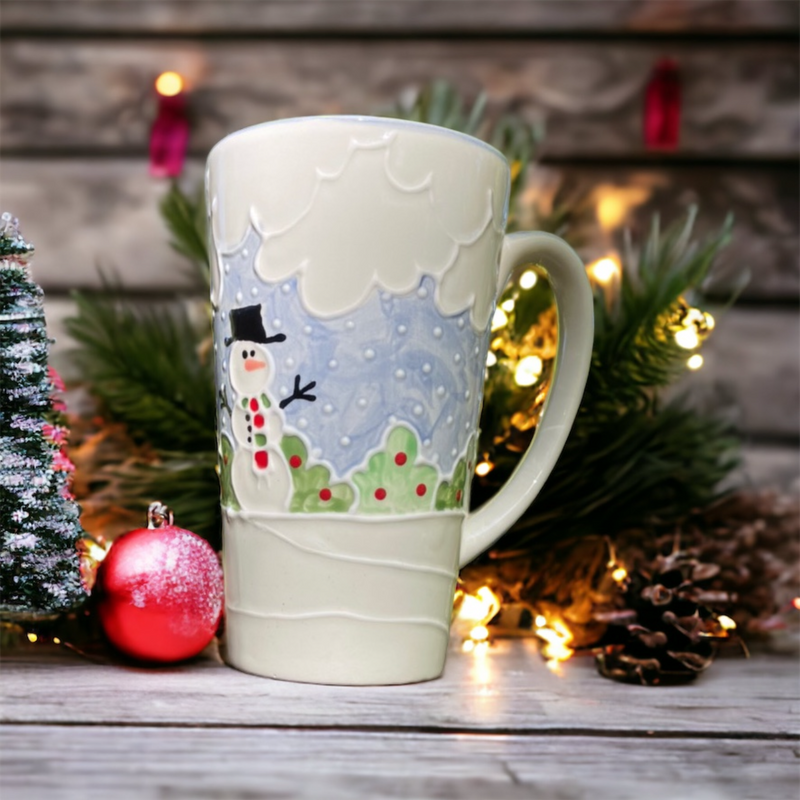 Tall Holiday Mug