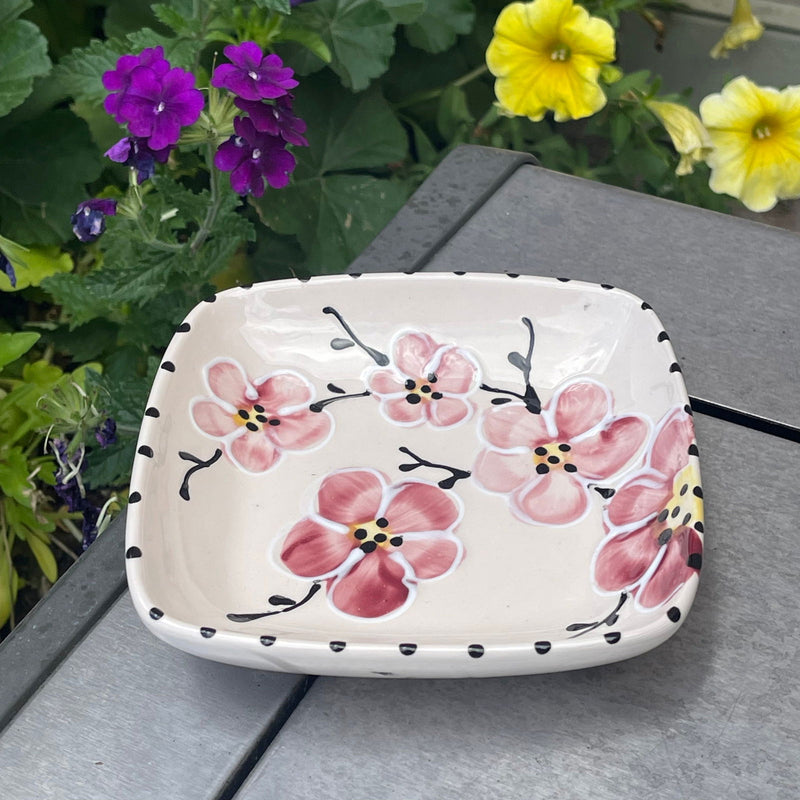 Tiny Square 5' Dish - LadybirdCeramics