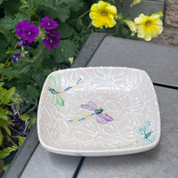 Tiny Square 5' Dish - LadybirdCeramics