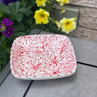 Tiny Square 5' Dish - LadybirdCeramics