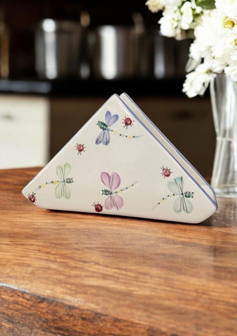 Triangle Napkin Holder - LadybirdCeramics