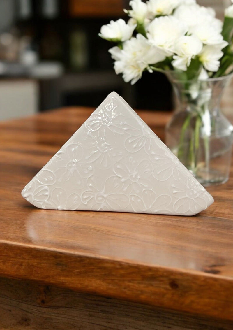 Triangle Napkin Holder - LadybirdCeramics